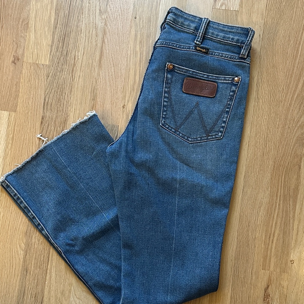 Wrangler Classic Blue Wide Leg Jeans